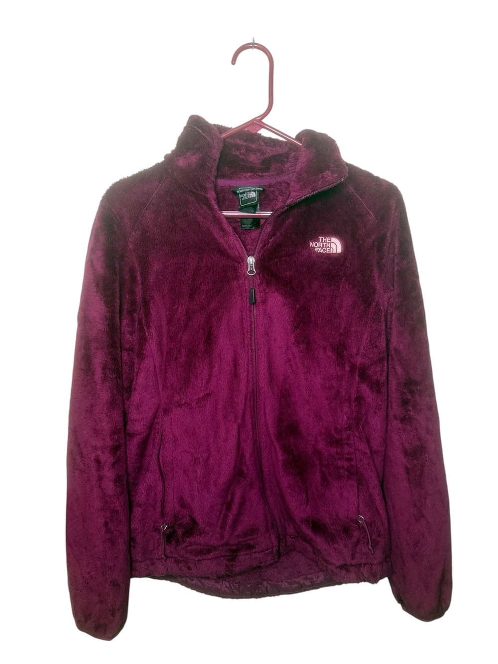 The North Face Osito 2  Plush Fleece Jacket in Deep Plum
